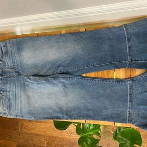 Democracy High Rise Flare Cropped Jeans